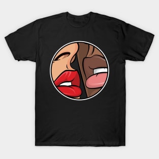 Lip Gloss Kiss Pop Art T-Shirt